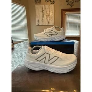 New Balance Fresh Foam X 1080v14 Shoes Women Size 10.5 White Light Gold Metallic